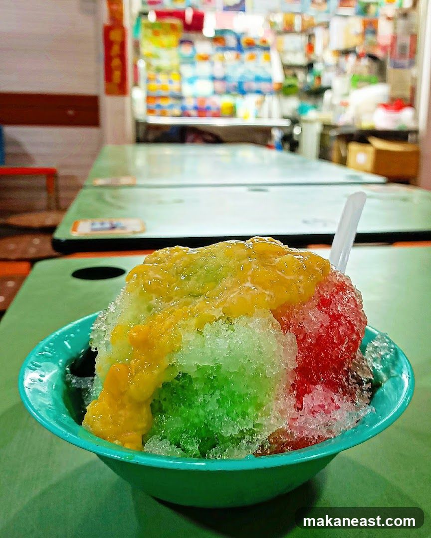 Shaved Ice Dessert