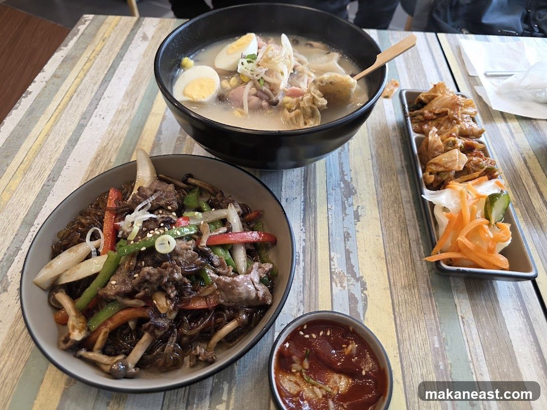 Korean Food Spread