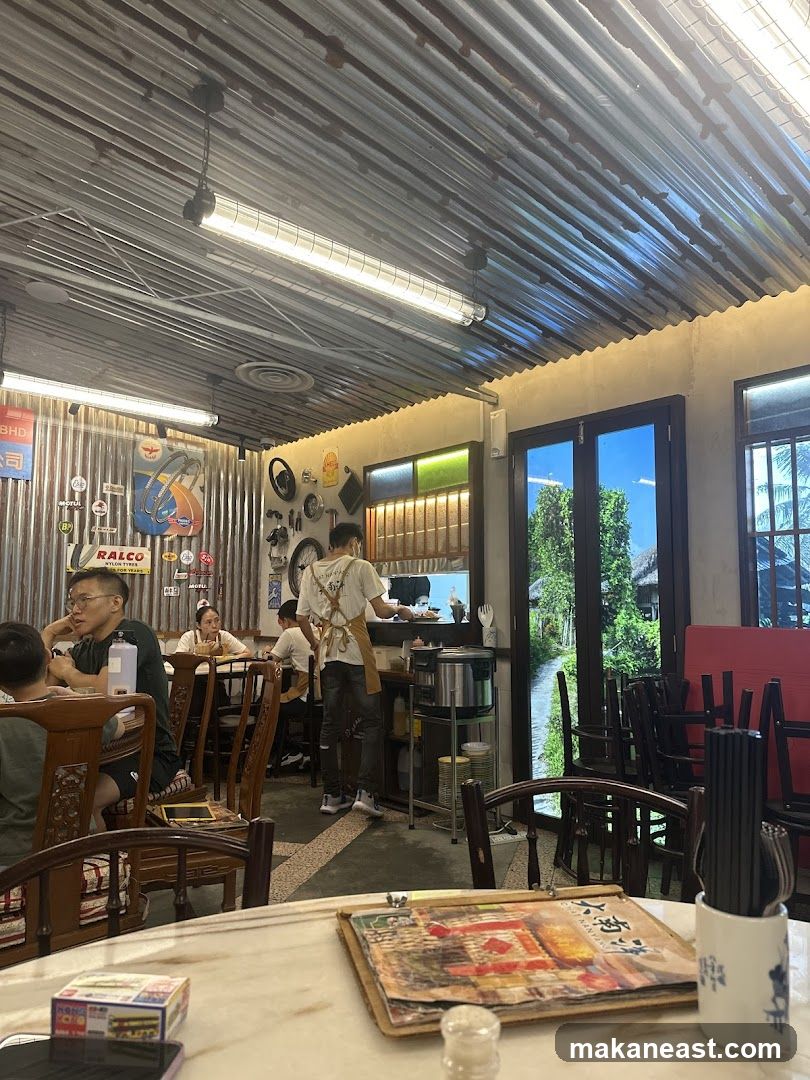 Restaurant Interior with Vintage Decor