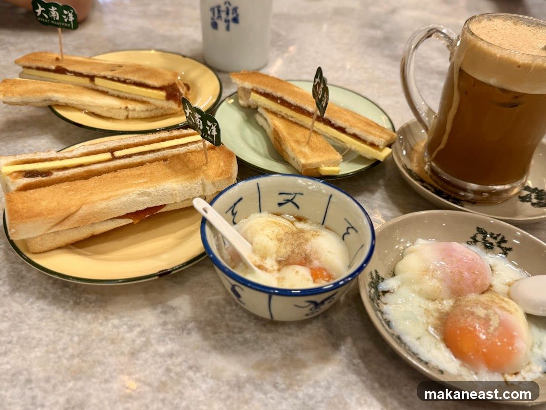 Kaya Toast and Soft-Boiled Eggs