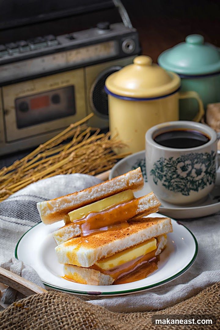 Toast with Butter and Jam