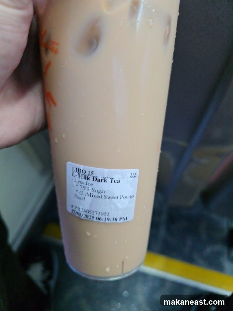 Milk Dark Tea