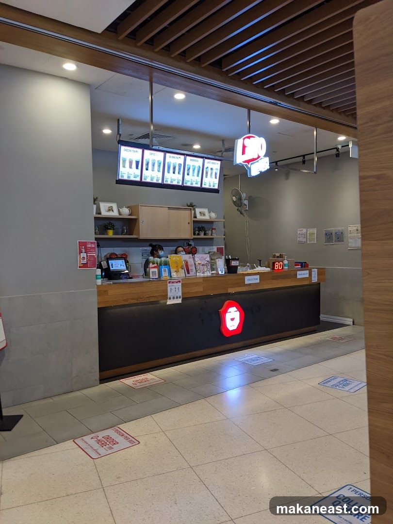 Bubble Tea Shop Counter