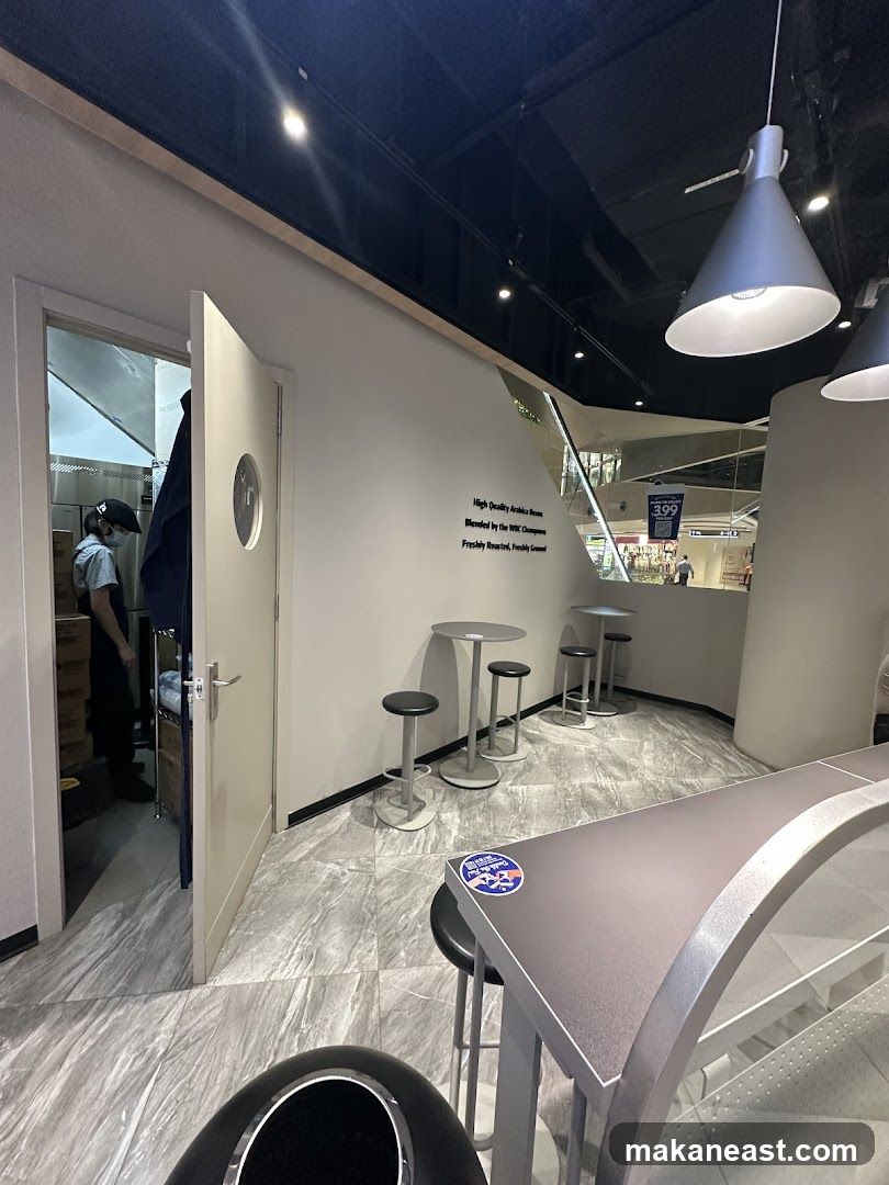 Coffee Shop Seating Area