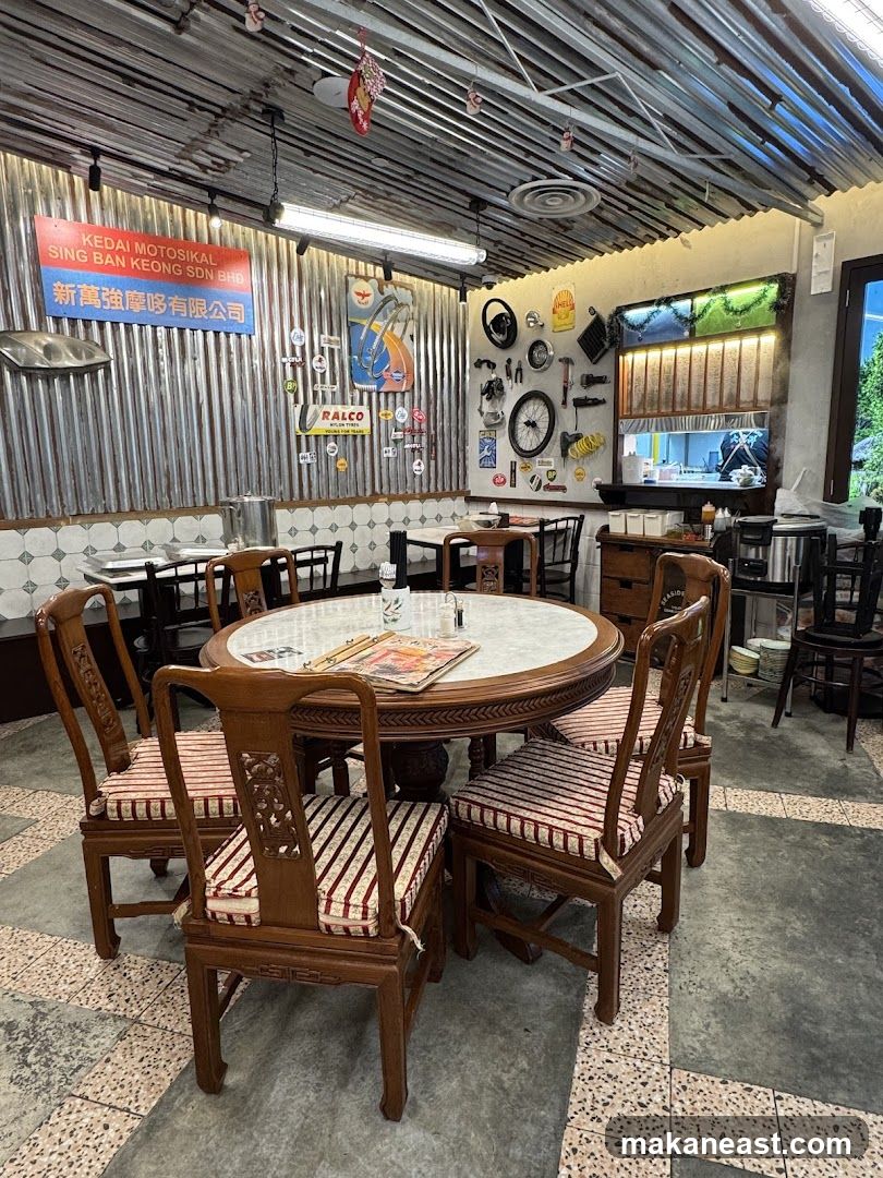 Restaurant Interior with Vintage Decor