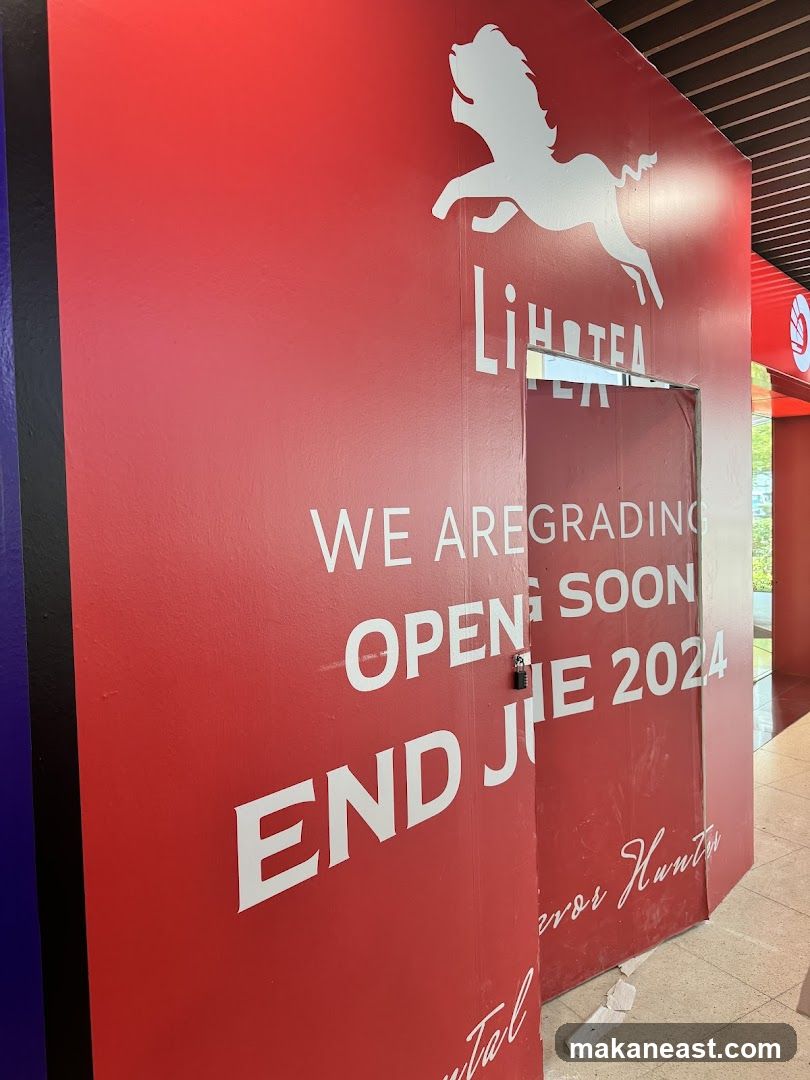Li Ho Tea Store Under Renovation
