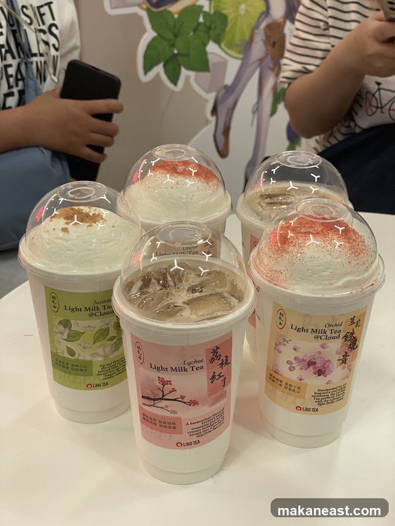 Assortment of Milk Teas