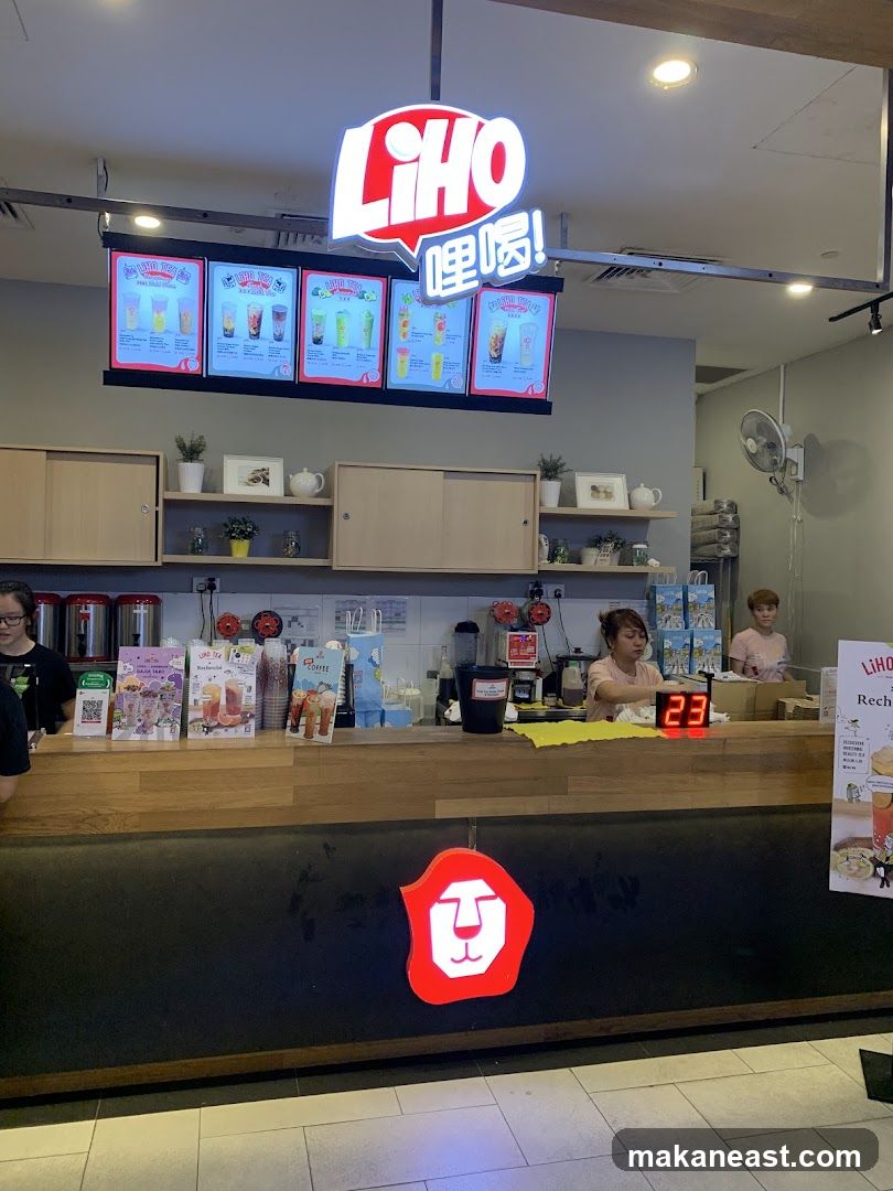 LiHO Tea Shop Counter
