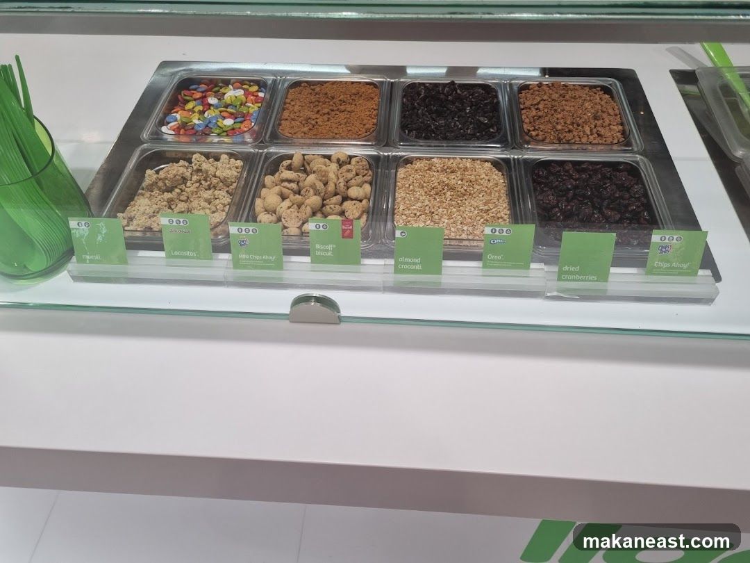 Toppings Display