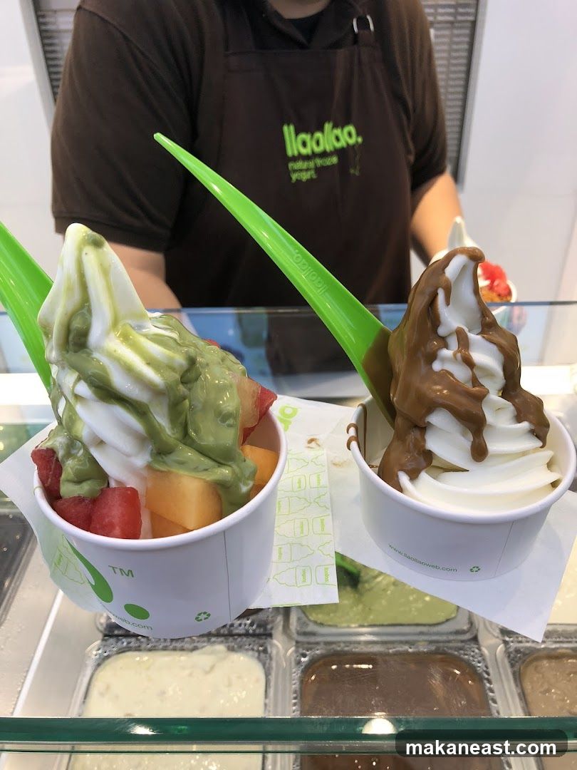 Frozen Yogurt with Toppings