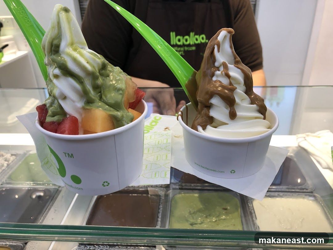 Frozen Yogurt with Toppings