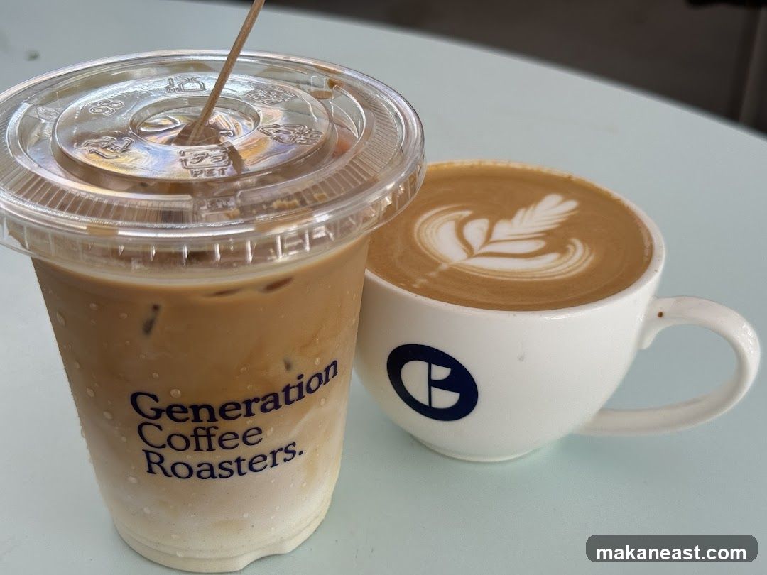 Iced Coffee and Latte
