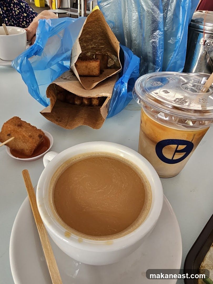 Coffee and Fried Snacks