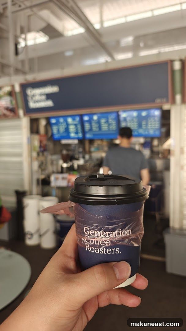 Coffee cup with logo