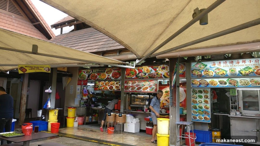 Food Stalls with Menu Displays