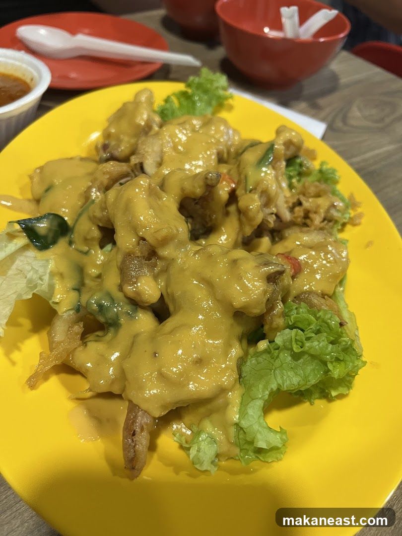 Salted Egg Prawns