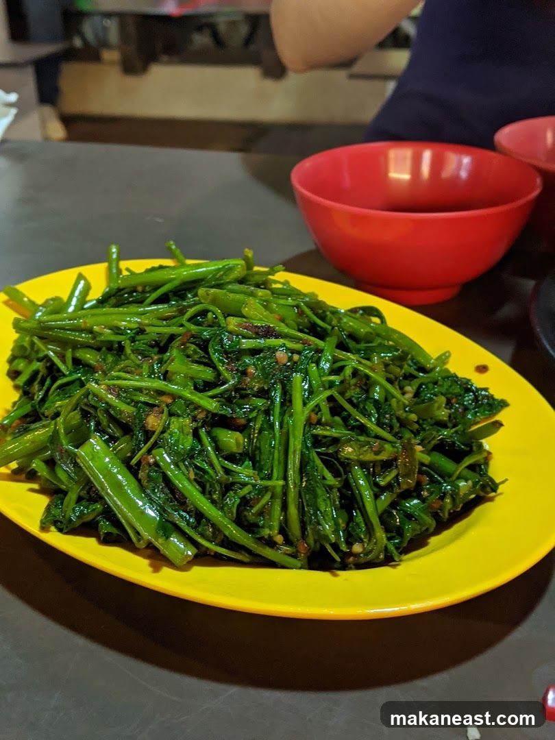 Stir-fried Water Spinach