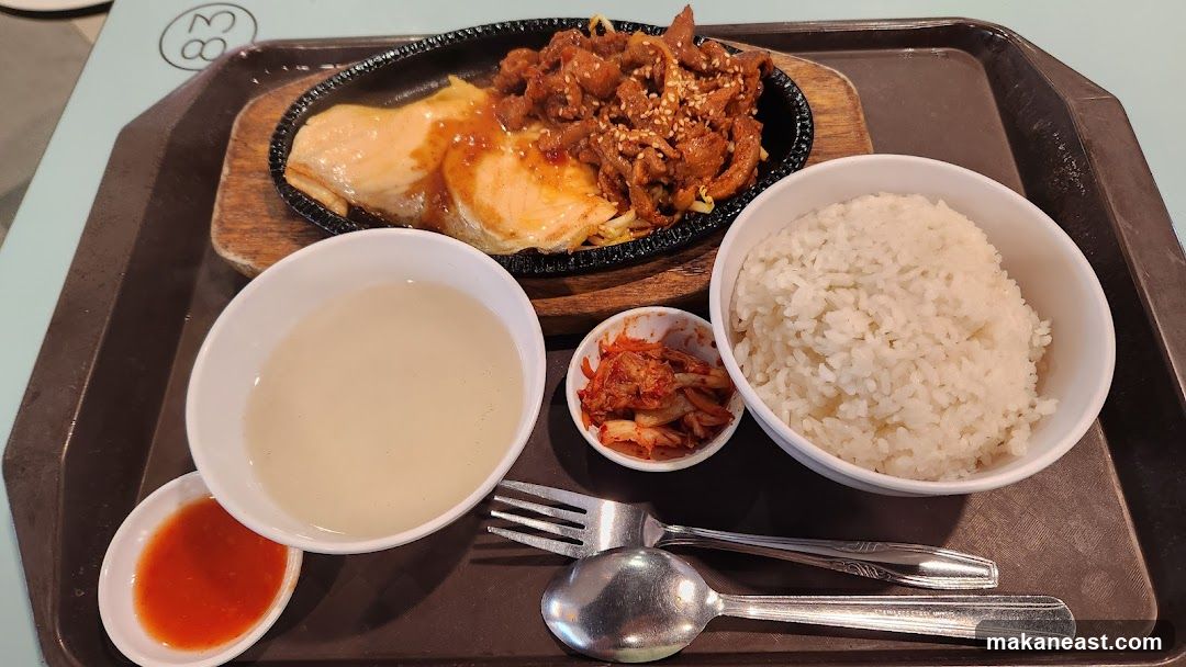 Sizzling Salmon and Bulgogi Platter