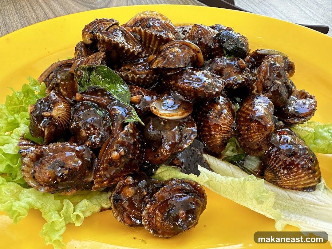 Stir-fried Cockles