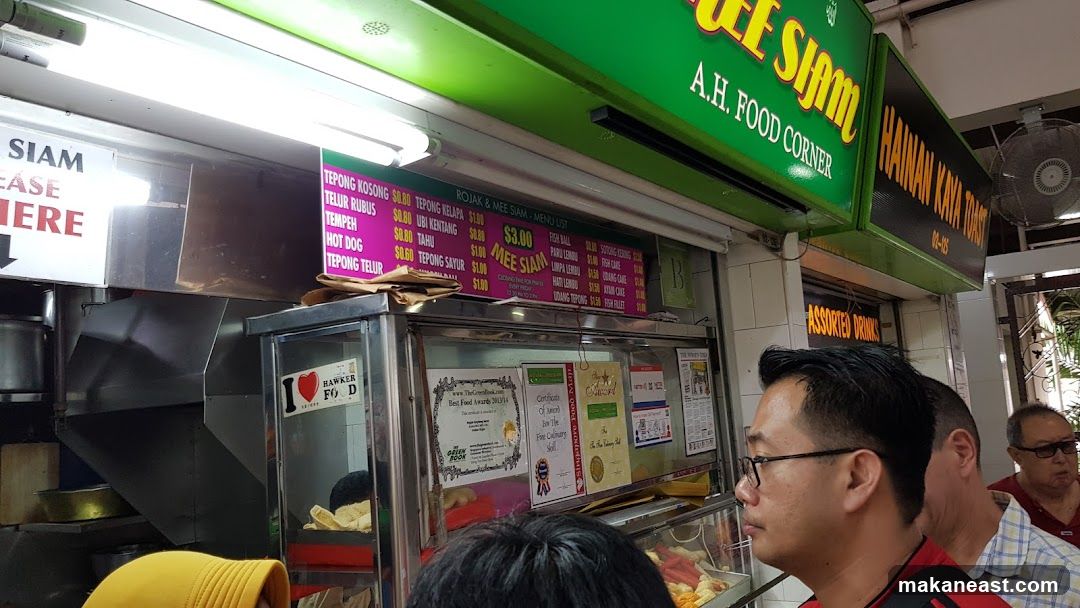 Rojak & Mee Siam Menu