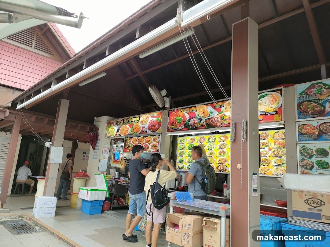 Food Stalls with Menu Displays