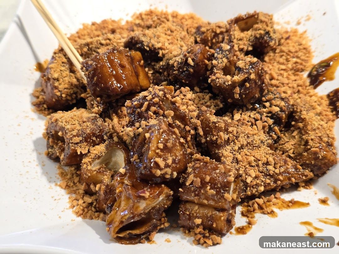 Fried Bananas with Peanuts