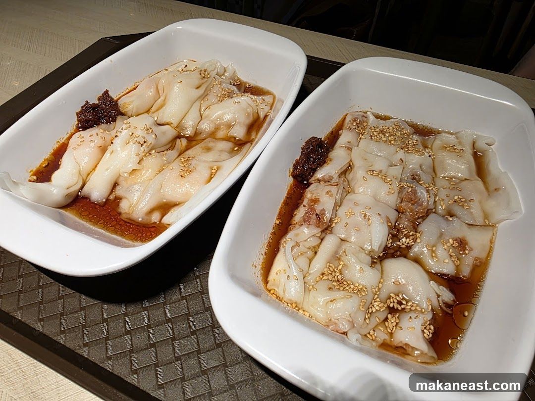 Cheung Fun with Chili Oil