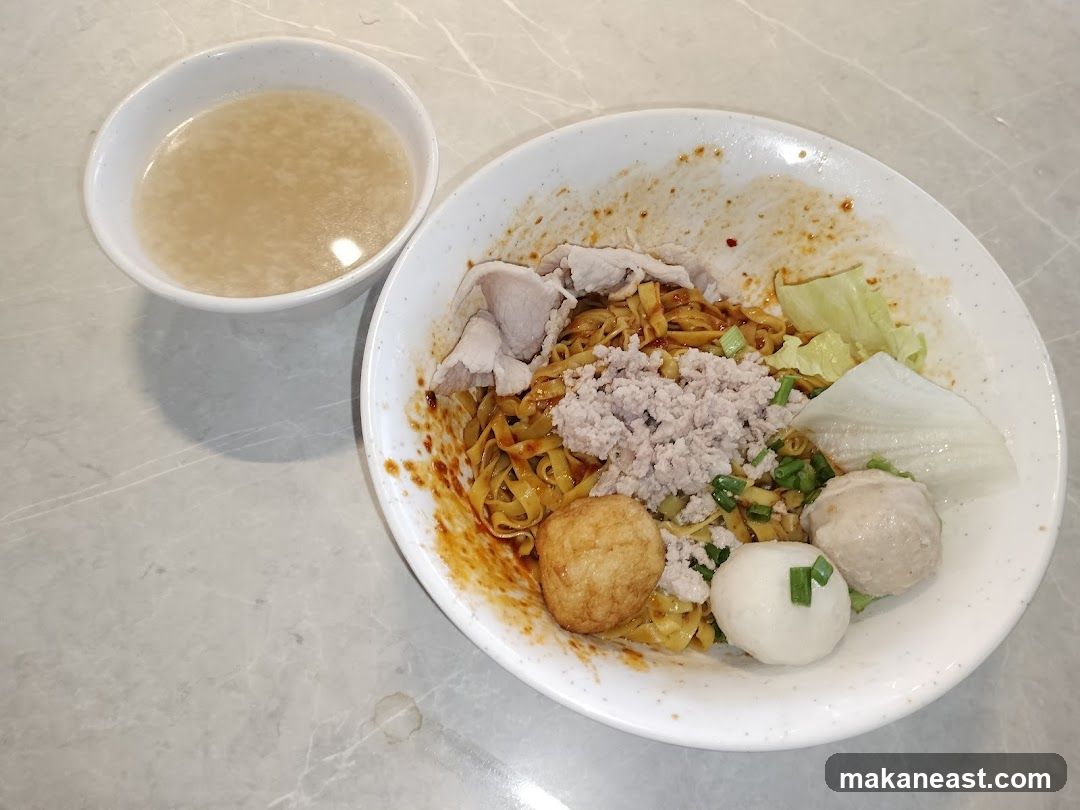 Noodles with Pork and Fish Balls