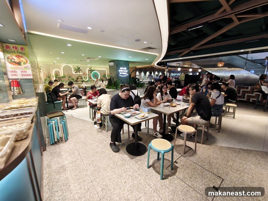 Diners at a Food Court