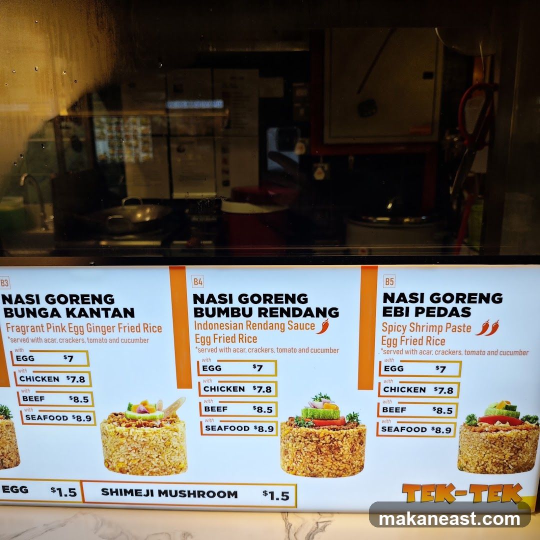 Tek-Tek Menu