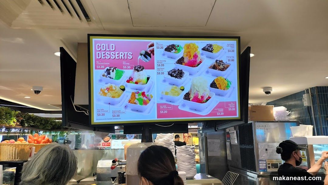 Cold Desserts Menu