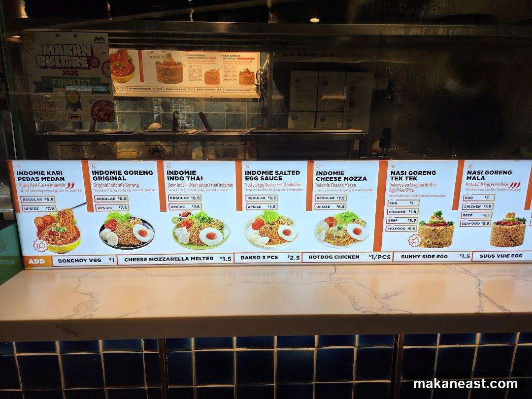 Makan Culture Menu