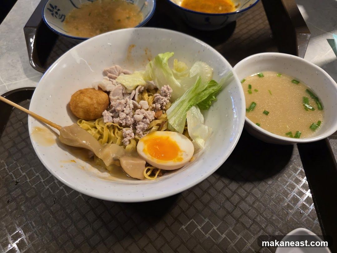 Noodle Dish with Egg and Meat