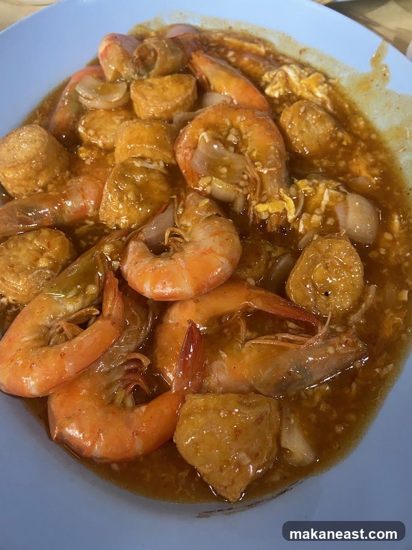 Shrimp and Tofu Dish