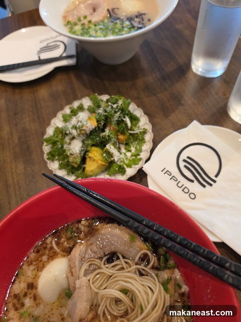 Ramen and Salad