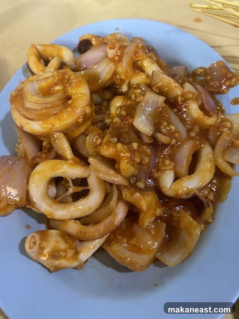 Squid with Onions