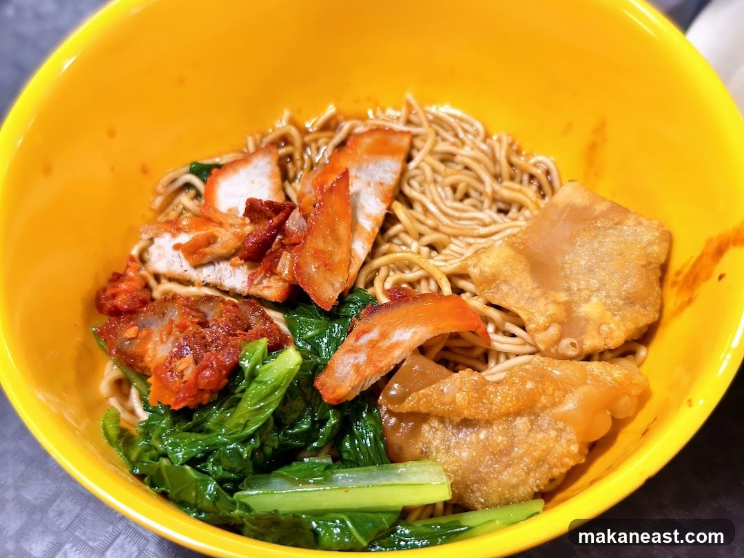 Noodles with Char Siu and Wontons