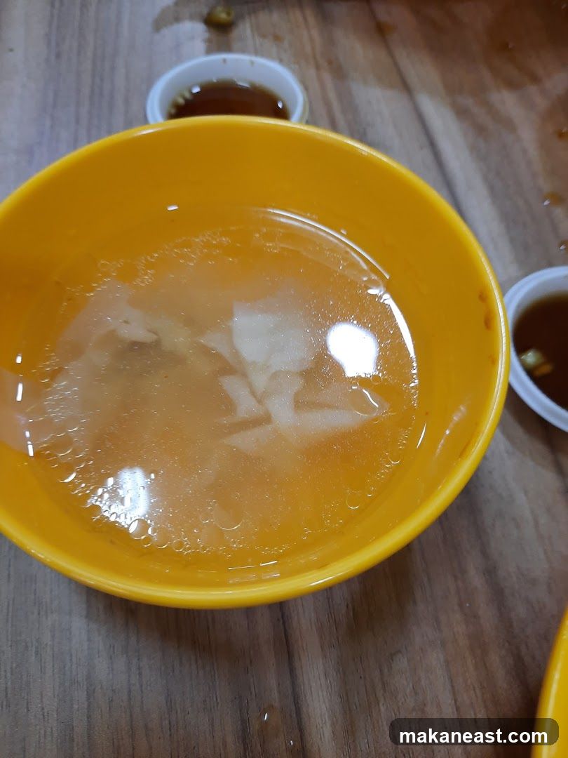 Soup and Dipping Sauce