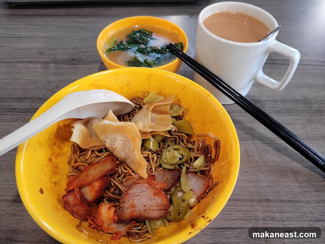 Noodles with Char Siu and Wontons