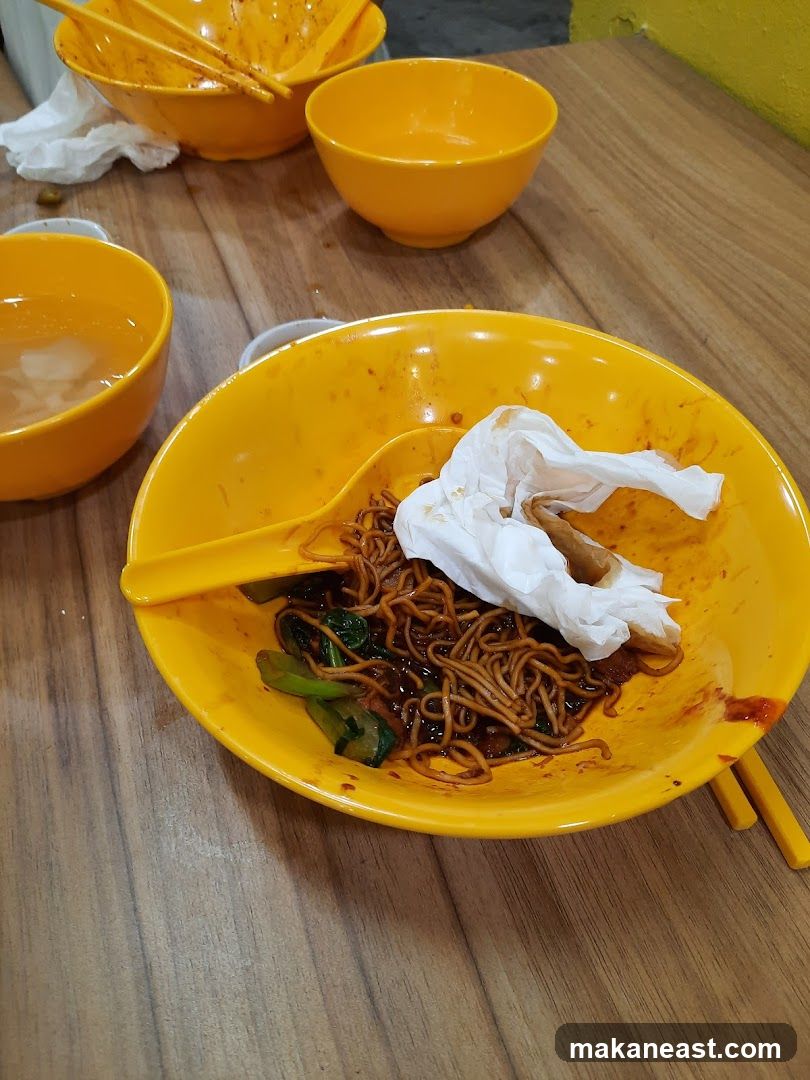 Noodles and Vegetables in a Bowl