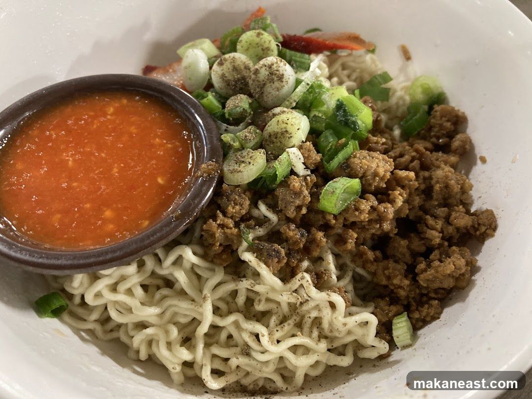 Noodles with Minced Meat and Sauce