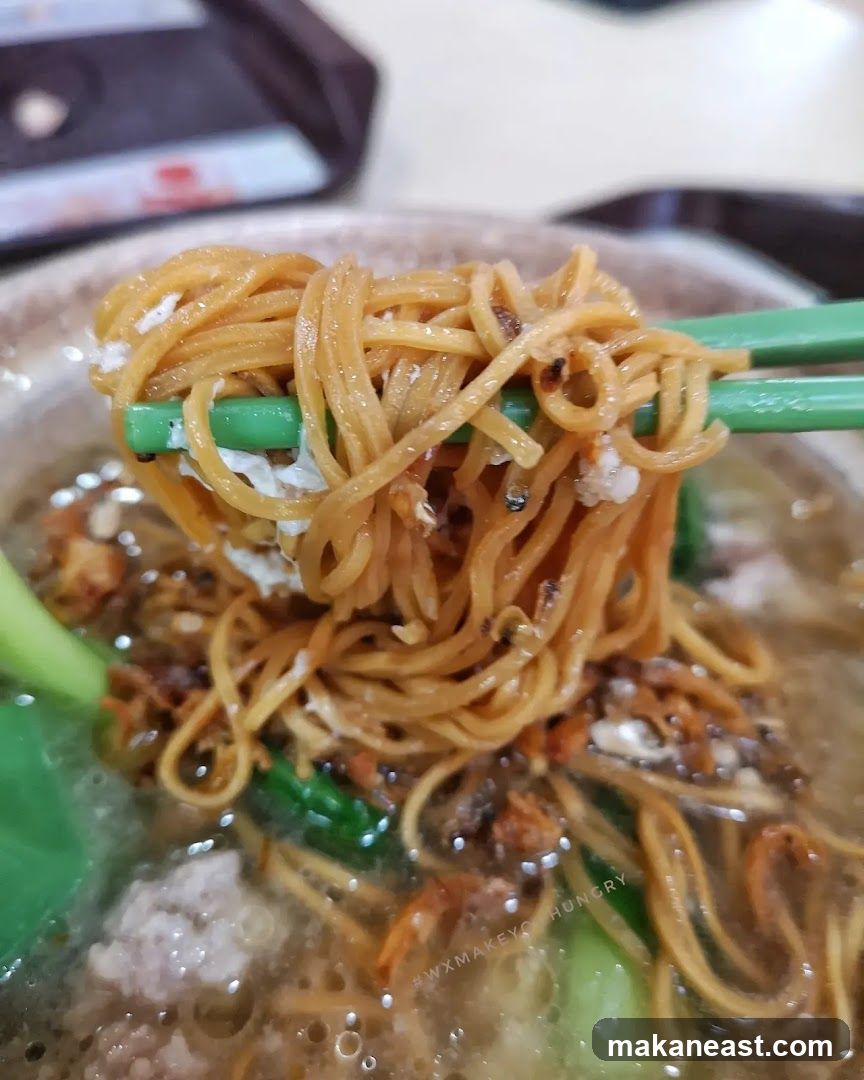 Noodles with Pork and Greens