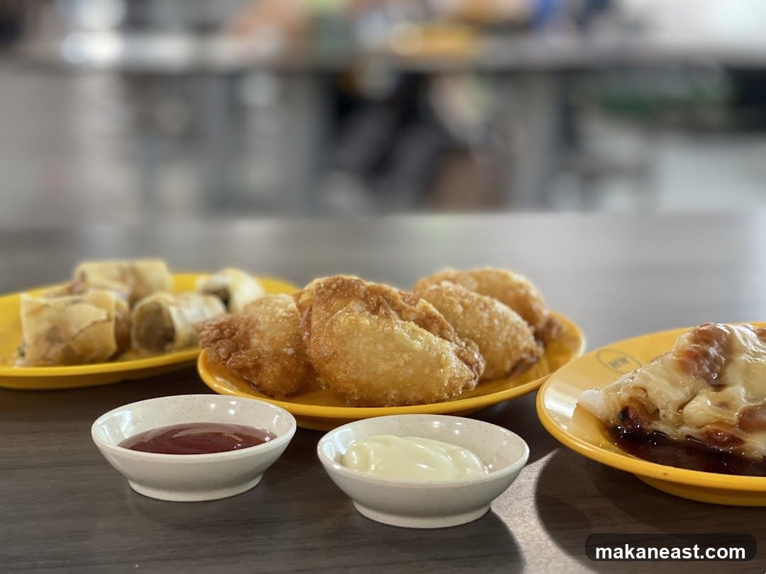 Fried Appetizers with Dipping Sauces