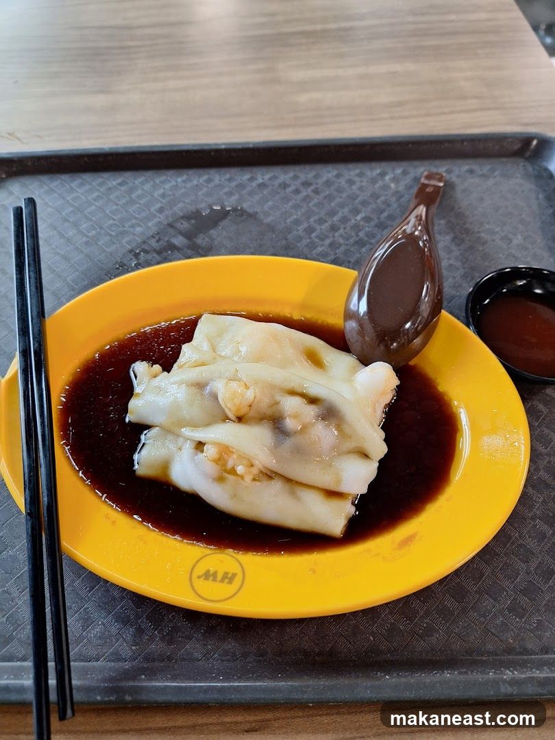 Chee Cheong Fun with Shrimp