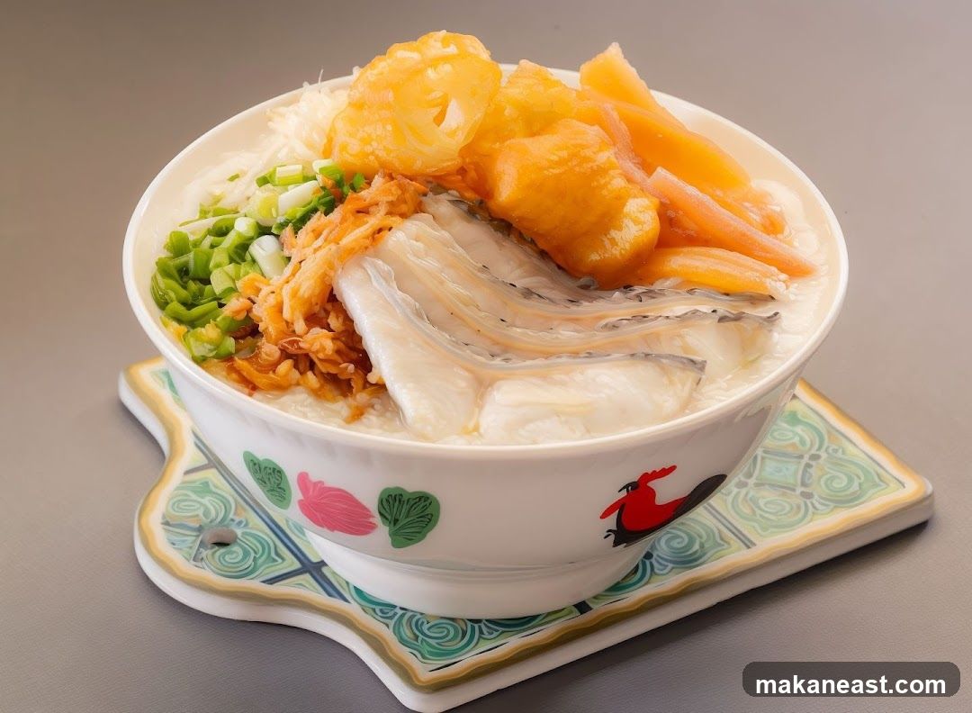 Bowl of Congee with Fish Slices
