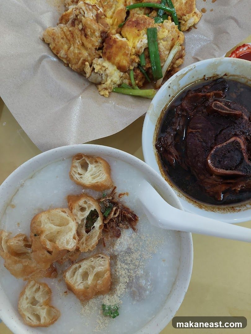 Congee and Braised Meat