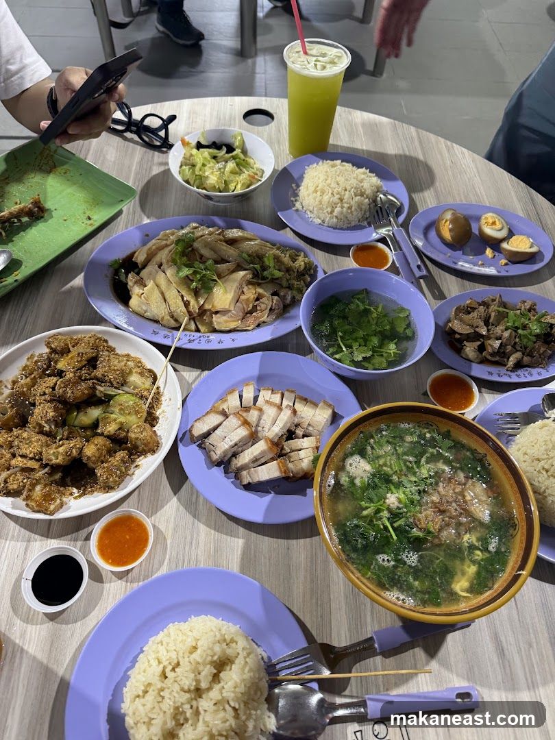 Hainanese Chicken Rice Meal