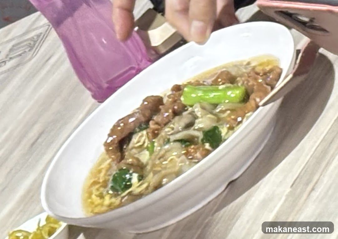 Noodle Dish with Beef and Vegetables