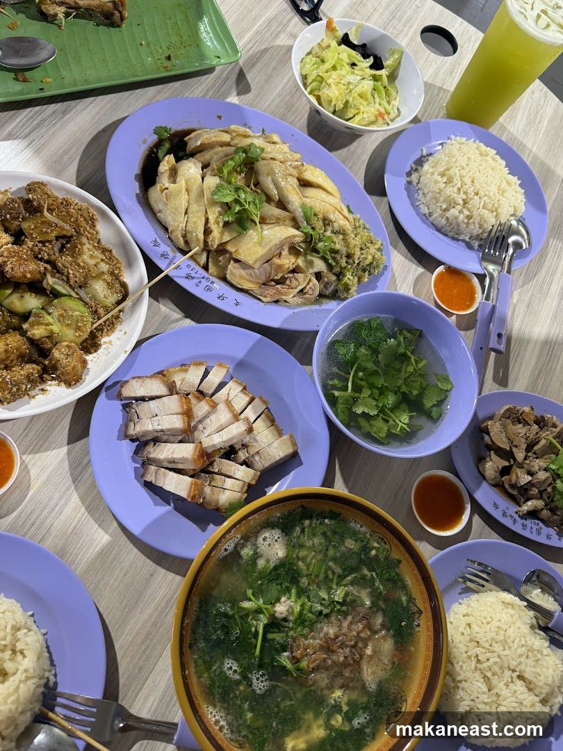 Hainanese Chicken Rice and Roasted Pork