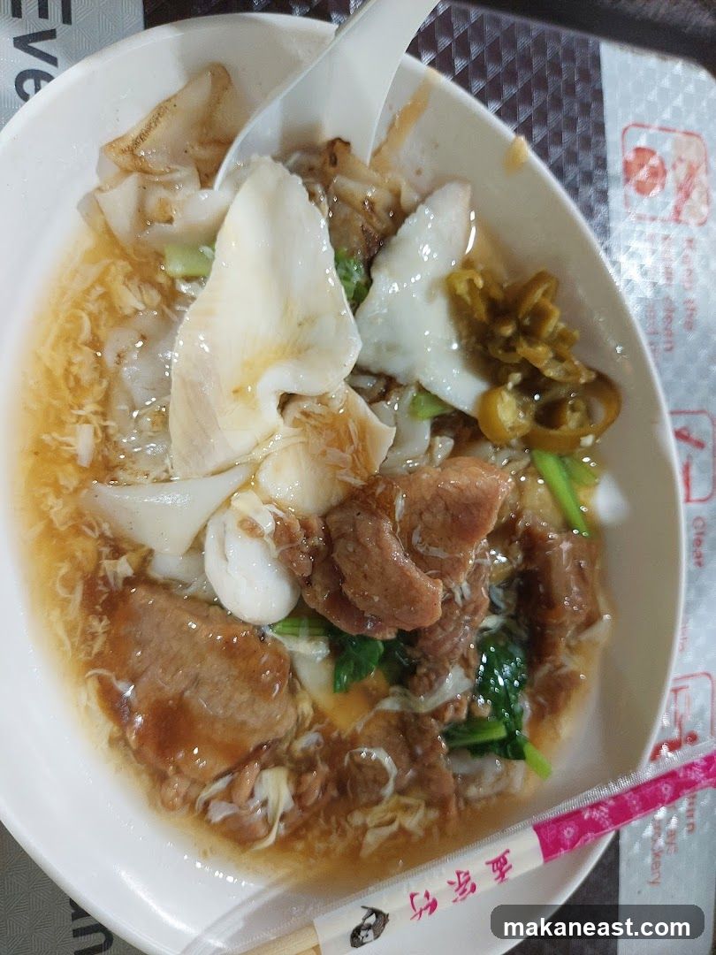 Noodles with Meat and Vegetables